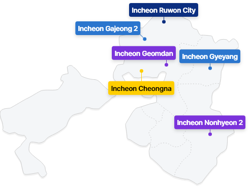 Incheon map