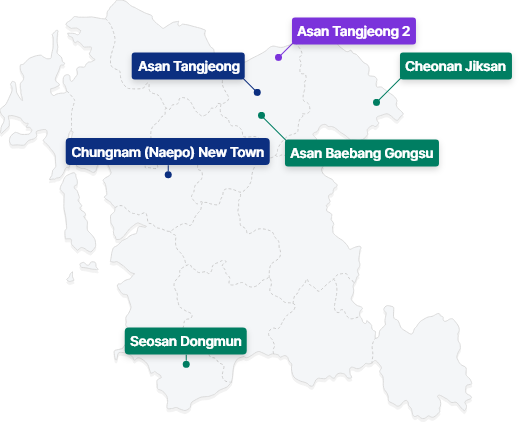 Chungcheongnam-do map