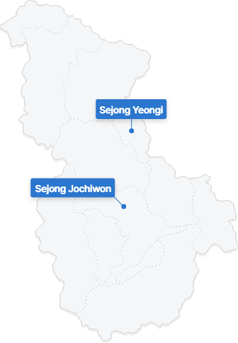 Sejong map