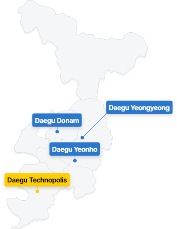 Daegu map