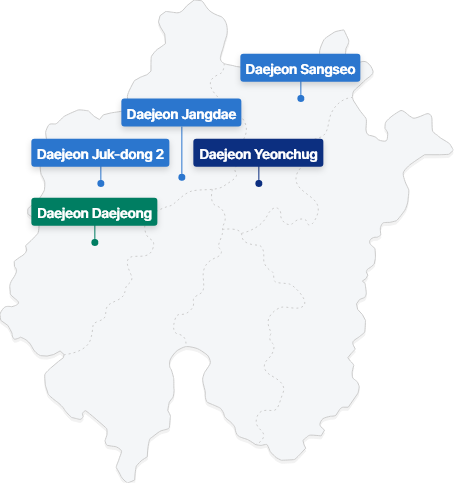 Daejeon map