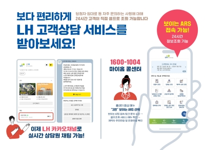 한국토지주택공사(LH), 카톡상담·보이는 ARS 등 상담 기능 고도화로 고객편의 높인다