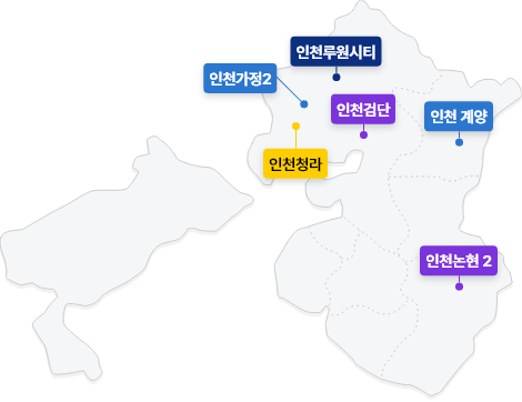 인천광역시 지도