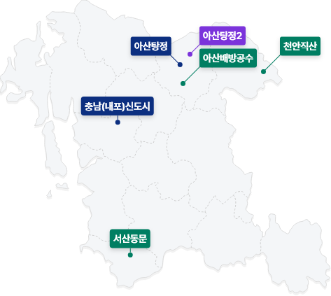 충청남도 지도