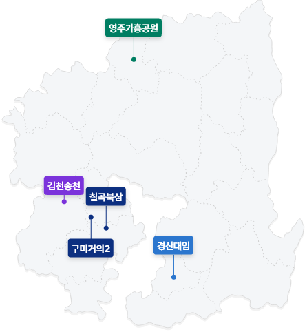 경상북도 지도