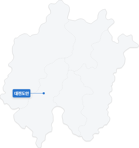 대전광역시 지도