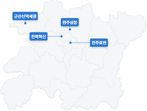 전북특별자치도 지도