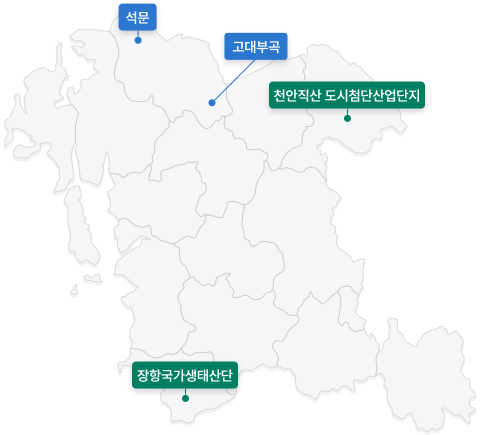 충청남도 지도