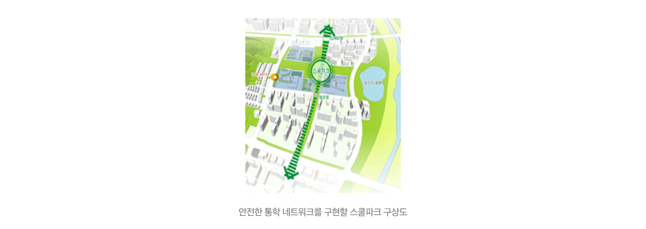 안전한 통학 네트워크를 구현할 스쿨파크 구상도